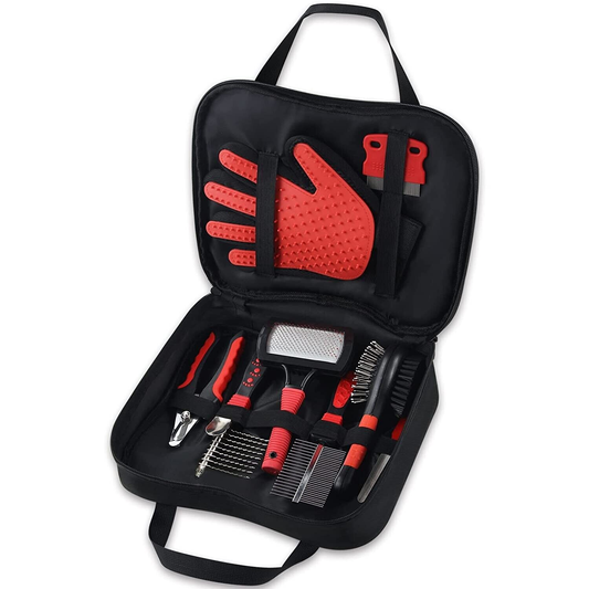 Kit complet de soins pour chats et chiens 8-en-1