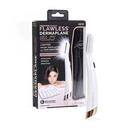 Flawless Dermaplane Glo Appareil De Dermaplaning Pour Visage