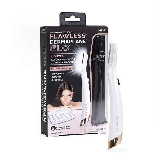 Flawless Dermaplane Glo Appareil De Dermaplaning Pour Visage